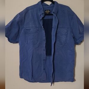 Men's Guide Gear Blue Short Sleeve Shirt Size XL